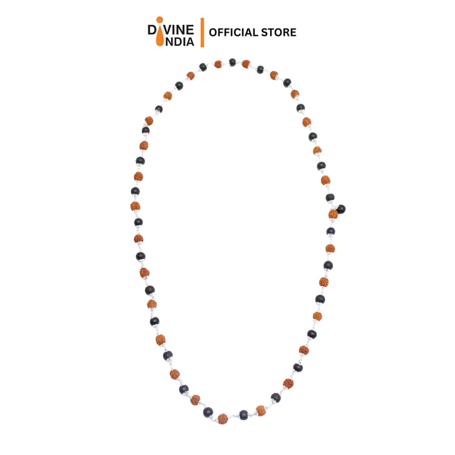 5 Face Rudraksha & Karungali Mala | 8MM 54 Beads | Rudraksha Mala Original | Karungali Mala Original | Gift for Unisex - Image 2