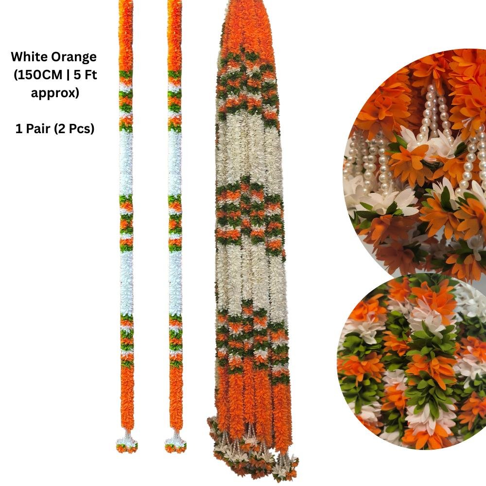 Vasal Thoran - Deepavali Decoration | Indian Deco | Door Vasal | Door Flower Thoran - 1 Pair (2 Pcs)