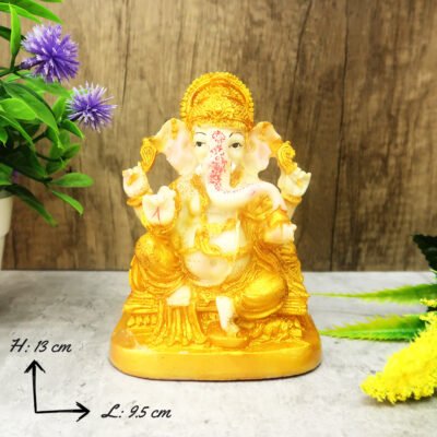Mix Clay Handmade Ganesha Statue
