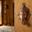 Ganesha Face Antique Finish Wall Hanging for Entrance| Home Decor & Office Decor