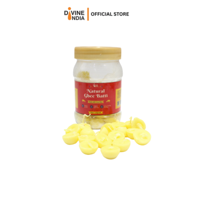 Premium Natural Ghee Batti For Prayers | Kesar Ghee |  Divine India