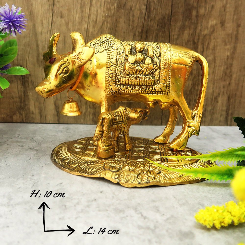 Antique Oxidized Metal Komatha Statue