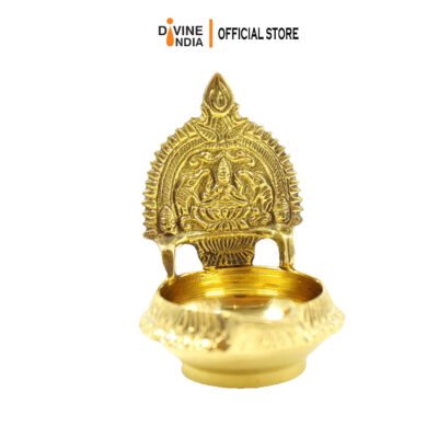 Brass Kuber Kamatchi Villaku Design | Kuber Diya | Indian Oil Lamp | Diwali Deco