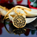 Premium Gold And Silver OM Pendant with Chain - Unisex