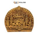Colorfull Terracota Durga Wall Hanging | Indian Wall Deco