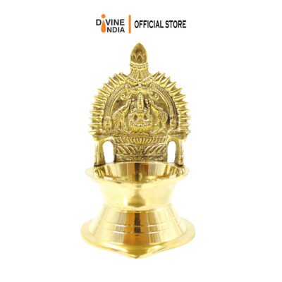 Brass Kamatchi Amman Villaku | Brass Kamatchi Lamp | Pooja Diya | Indian Deepavali Deco