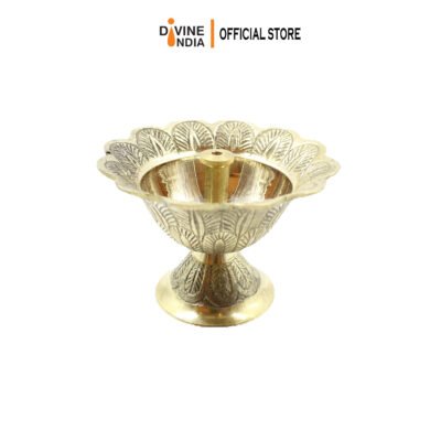 Brass Villaku Design | Brass Diya Oil Lamp | Devdas Deep | Deepavali Deco