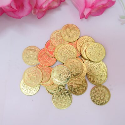 Pure Brass Kubera Lakshmi Coin | Vengalam Lakshmi Coin | Kuber Laxmi Pooja Coin