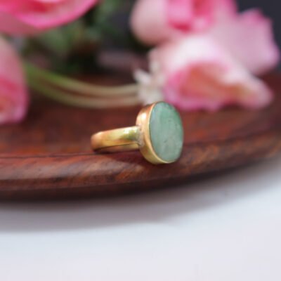 Panna | Certifed Natural Emerald Stone | Panna Green stone Ring in 5 Metals - Zamrud Adjustable Ring Free Size