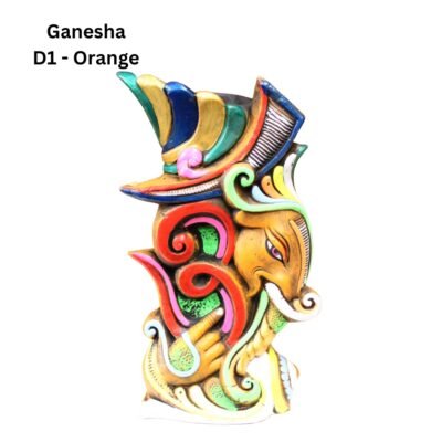 Handmade Mix Terracotta Vase | Ganesha Design | Home Decoration - Big