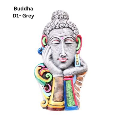 Handmade Mix Terracotta Vase | Buddha Design | Home Decoration - Big