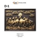 7 Horse Wall Hanging Fiber Showpiece | Home & Office Wall Decor Panel | Vastu Spiritual Wall Frame | Home Decor | 7 Running Horse