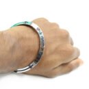 Premium Stainless Steel Kada  / Bracelet Bangle - Om Muruga Kappu