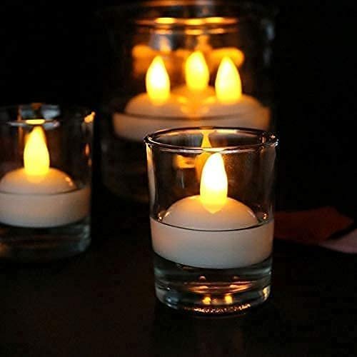 LED Light Floating Diya Candle with Water Sensor (Set of 12) - Image 8