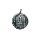 Energized God Raja Shyamala Silver Polished Locket Yantra ( 1 Inch ) Indian God Locket Pendant