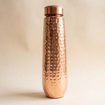 Divine India Moksha Hammered Copper Water Bottle - 1L
