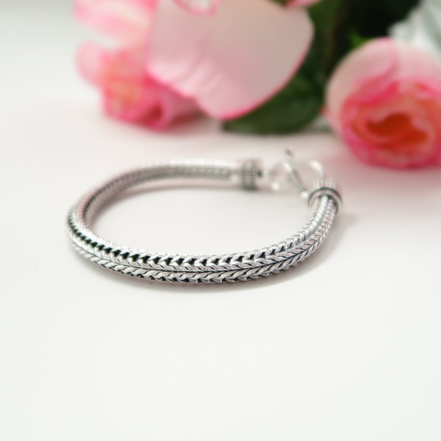 Brass Chain New Bangle Style / Bracelet 2.6 Inches | Adjustable Size