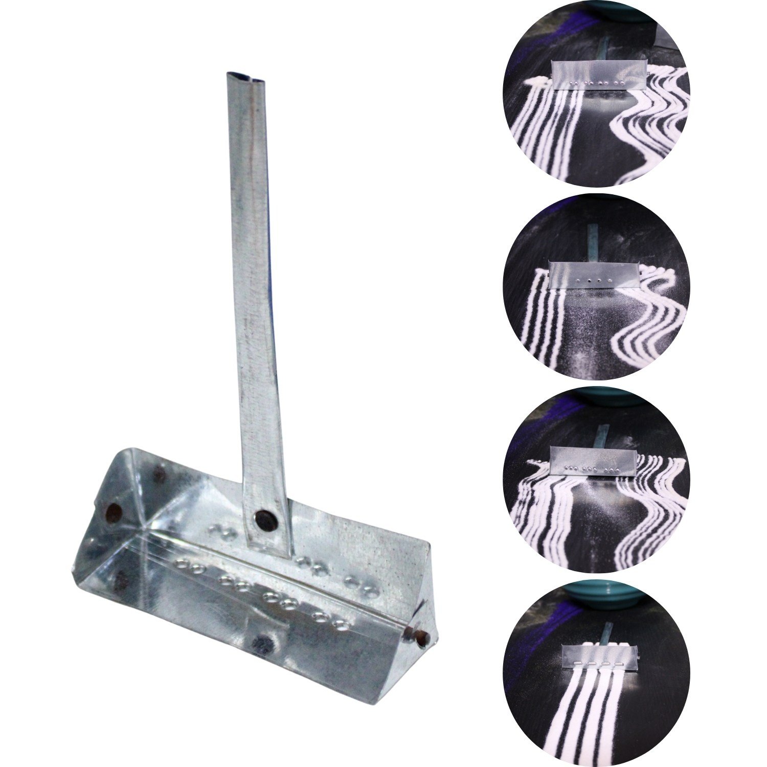 Rangoli Pulling Tool Steel Random Design | Kolam Tool