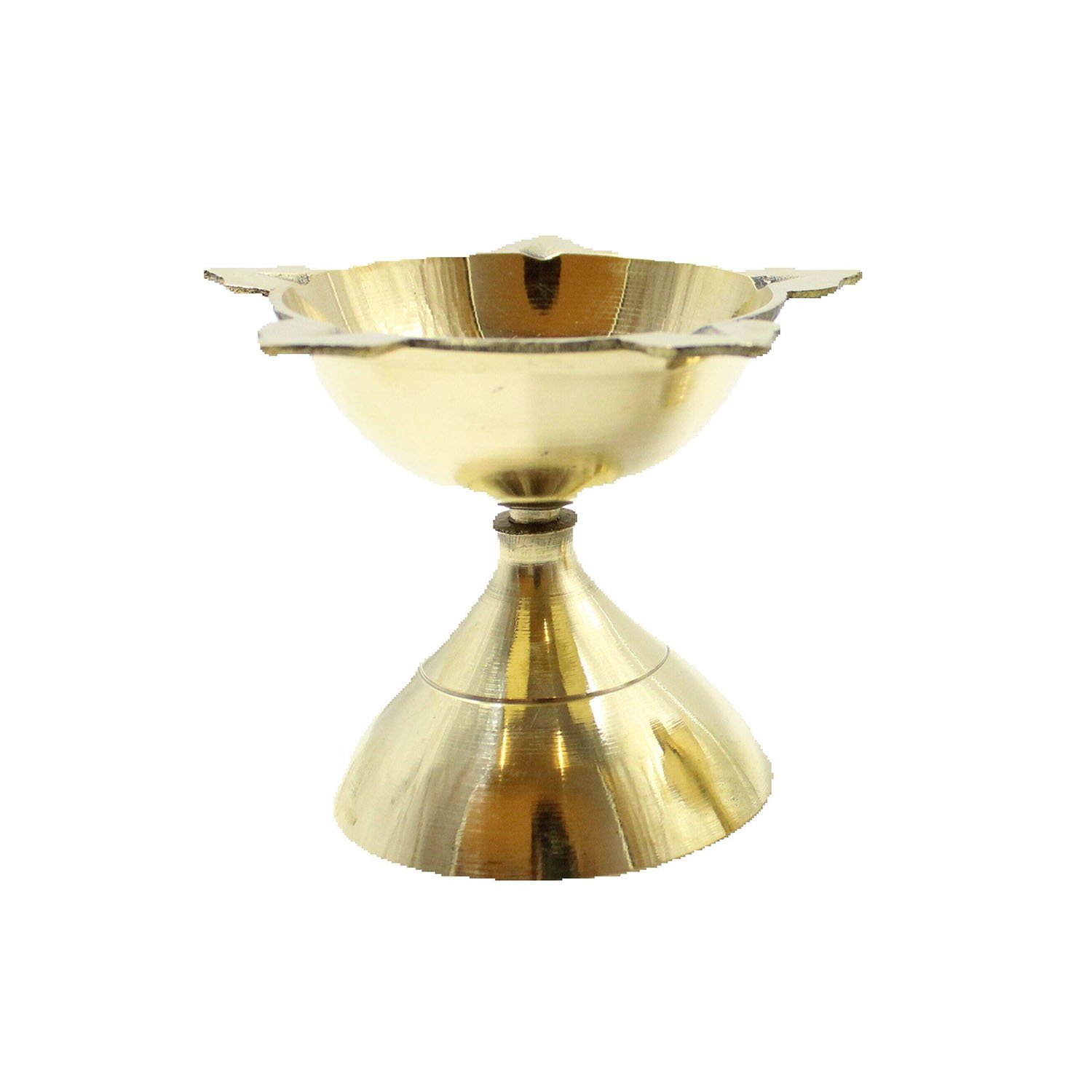 Indian Brass Panchmukhi Villaku | Indian Diya | Indian Oil Lamp | Deepavali Lamp | Indian Deco