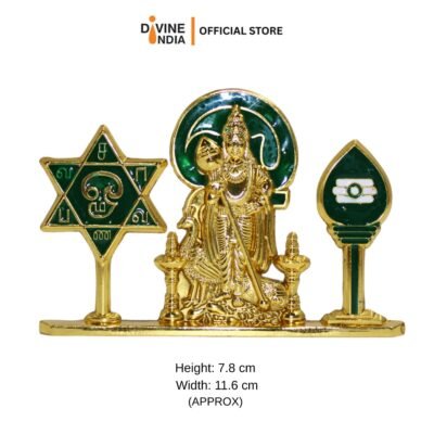 New Mix Metal MuruganIdol for Car Dashboard Home & Office Table - Deco | Murugan Vel