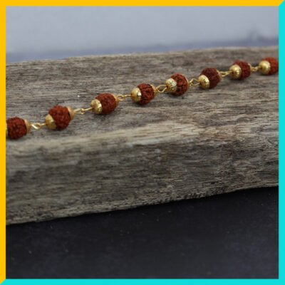 12 Beads Rudraksha Simple Bracelet for Men / Women