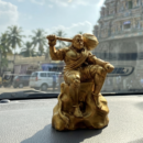 Bahubali Hanuman Sitting on Mountain Statue By Resin for Pooja Gift Showpiece Vastu, Home Decor, Car | Bajrangbali Idol