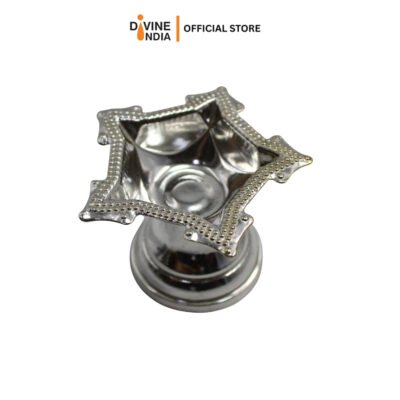 German Silver Oil Thiri Villaku | Oil Lamp