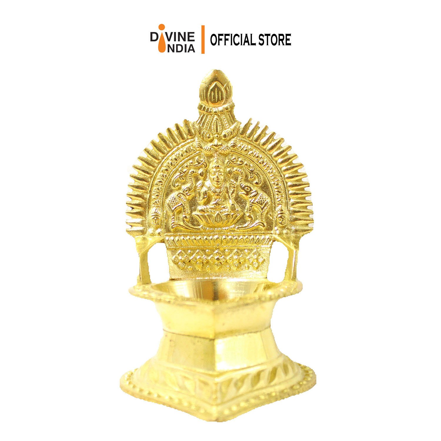 Brass Kamatchi Amman Villaku | Brass Kamatchi Lamp | Pooja Diya | Indian Deepavali Deco - D2