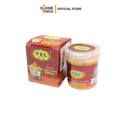 Vel Brand Special Liquid Chandan Tika Paste Ready-To-Use Sandalwood Paste 30g