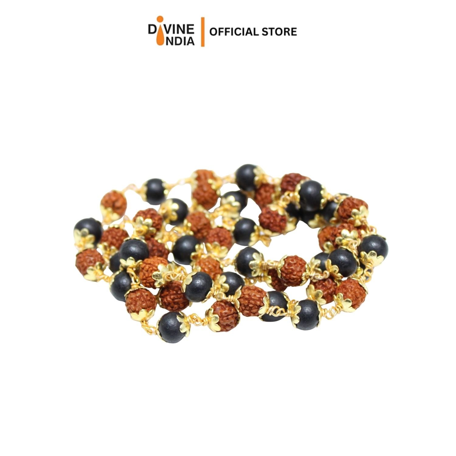 5 Face Rudraksha & Karungali Mala | 8MM 54 Beads | Rudraksha Mala Original | Karungali Mala Original | Gift for Unisex - Image 5