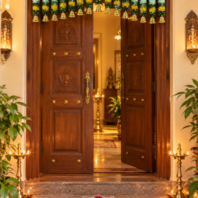Cloth Premium 1 Set Indian Door Deepavali Thoran Vasal Malai