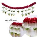 Traditional Indian Lotus Thoran 3.5Ft  | Lotus With Tassel Door Toran for Deepavali & Festive Decor | Diwali