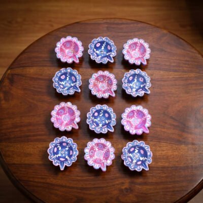 Handmade Deepavali | Festival Terracotta Villaku / Oil Lamp / Diya 12 Pc - Deepavali Deco Set 20